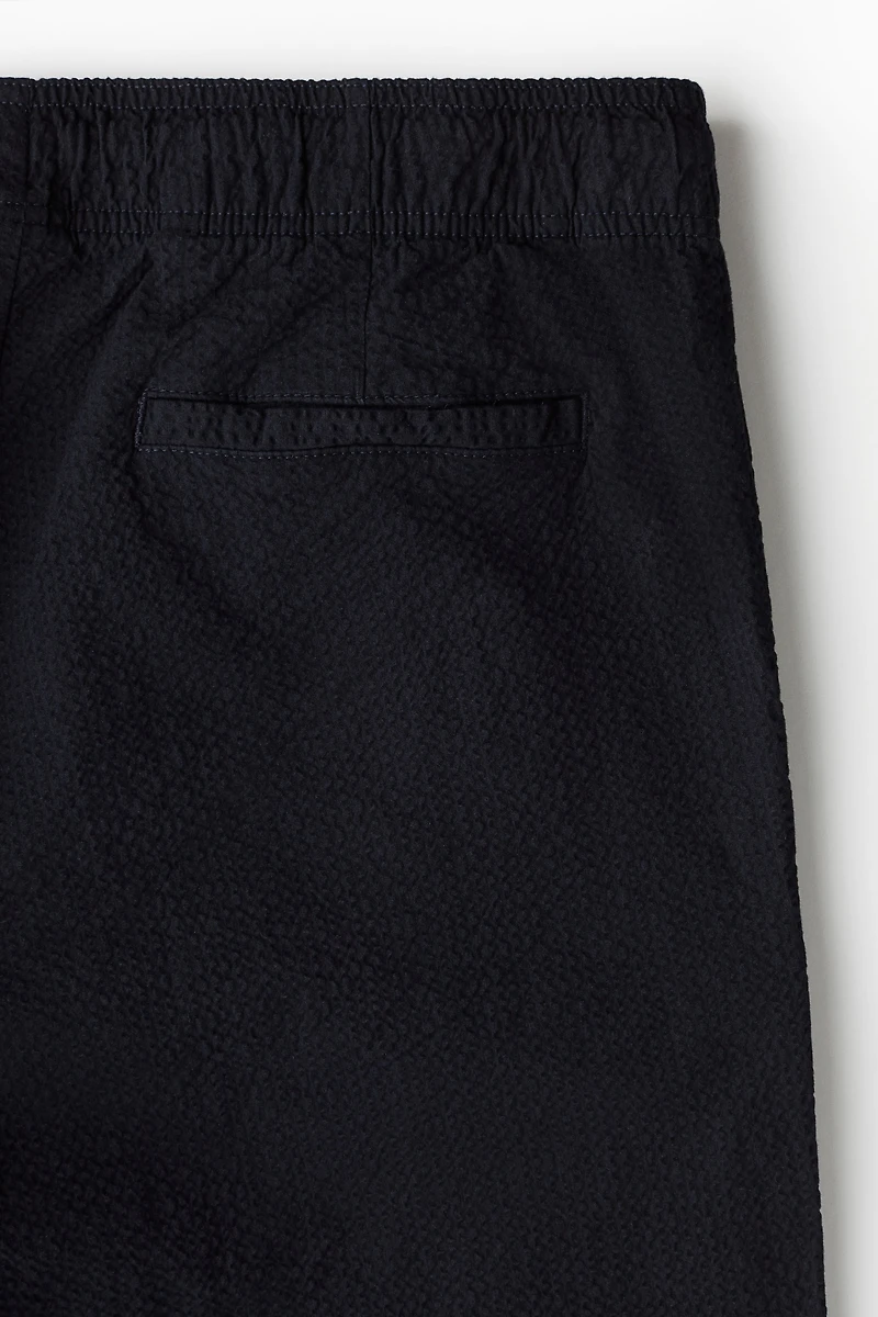 Relaxed-Fit Seersucker Pants