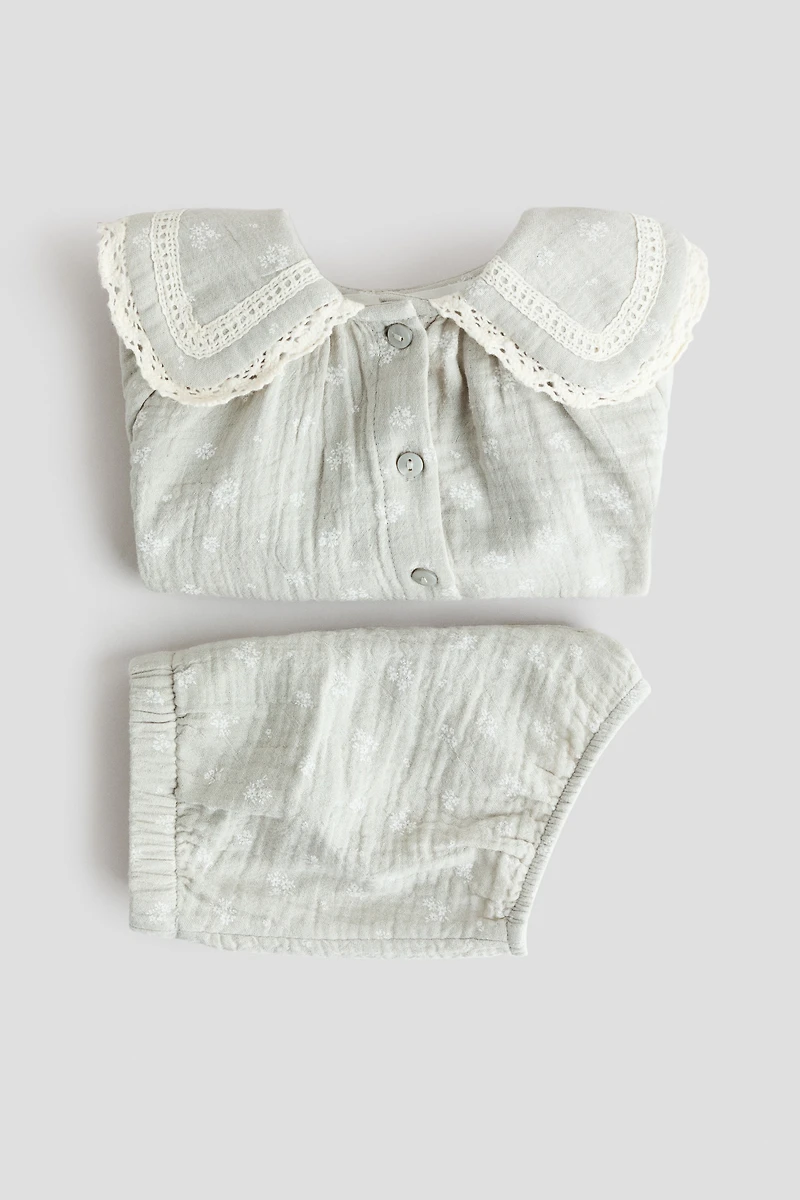 2-Piece Cotton Muslin Set