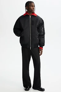 Padded bomber jacket