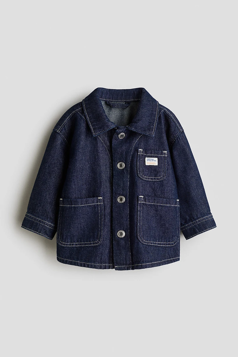 Loose-Fit Denim Overshirt