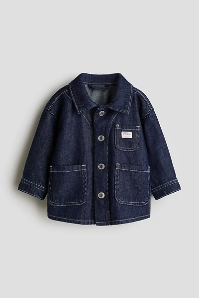 Loose-Fit Denim Overshirt