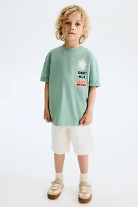 Printed Cotton T-Shirt