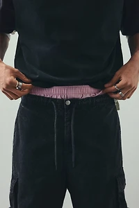 Loose-Fit Washed Cargo Pants