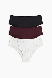 Lot de 3 culottes Hipster en microfibre