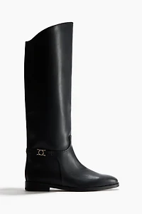 Strap-Detail Boots