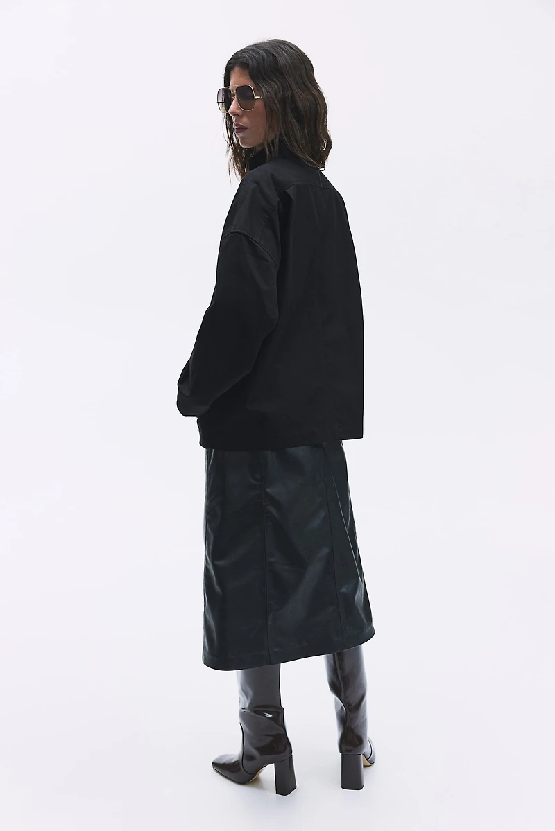 Veste ample en toile