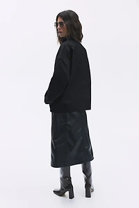Veste ample en toile