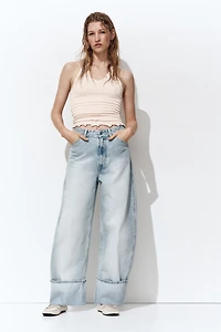 Smocked Halterneck Top