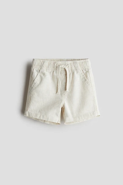Short en lin mélangé