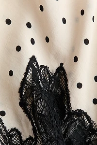 Lace-Trimmed Skirt