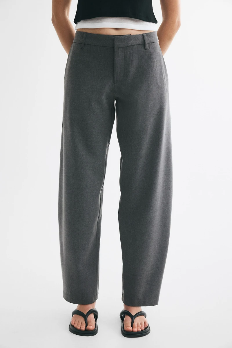 Dressy Barrel-Leg Pants