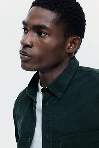 Regular-Fit Corduroy Shirt