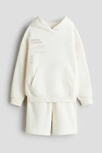 2-Piece Sweatshirt and Shorts Set