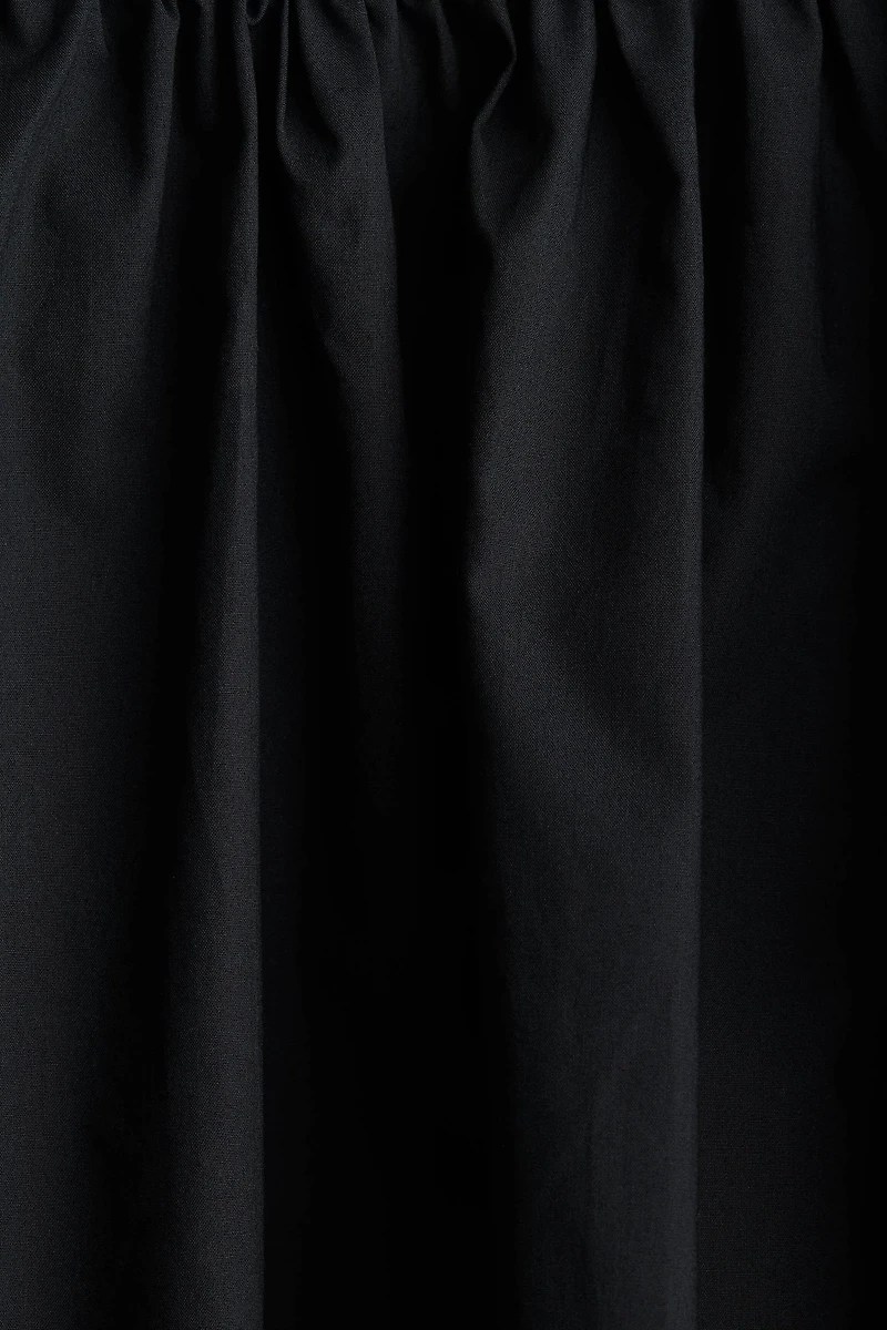 Tie-Detail Mini Circle Skirt