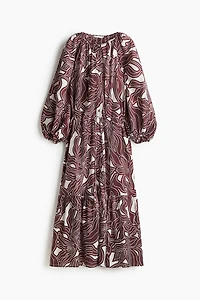 Oversized Tie-Belt Dress