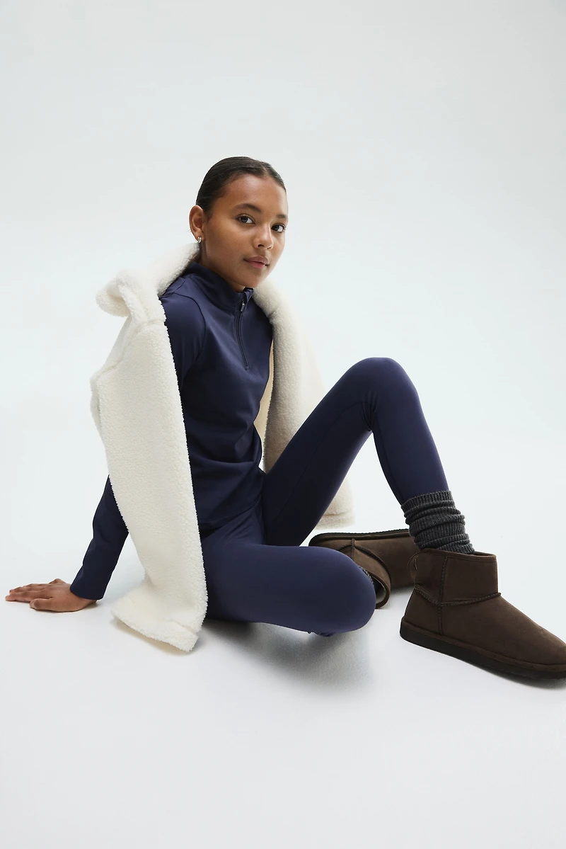 Fleece-Lined Sports Leggings with SoftMove™