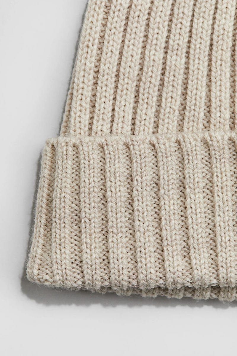 Wool-Knit Beanie