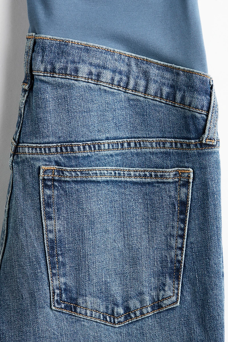 MAMA Slim Straight High Waist Jeans