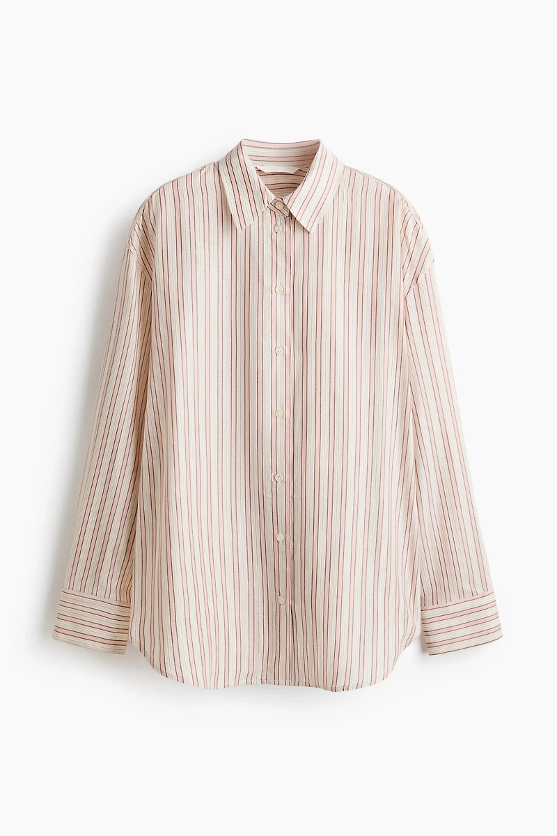 Oversized Lyocell-Blend Shirt