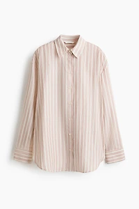 Oversized Lyocell-Blend Shirt