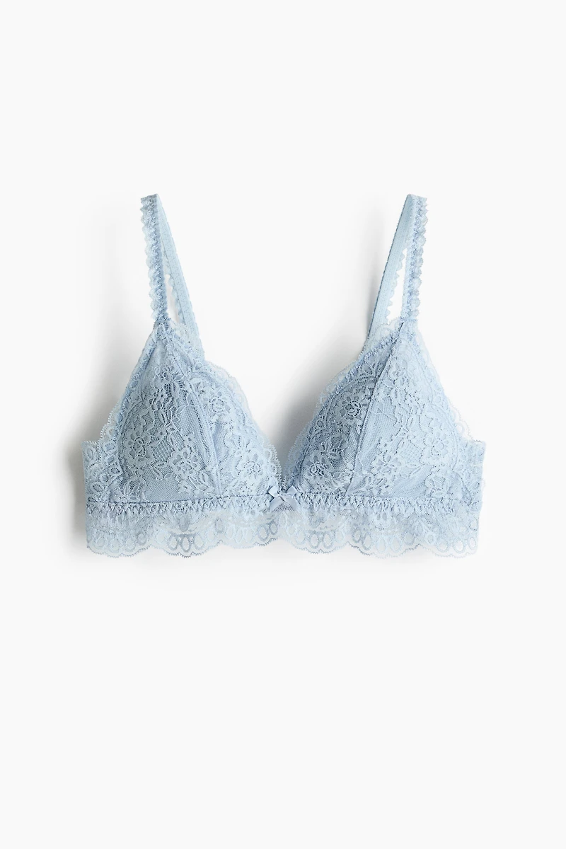 Padded Soft-Cup Lace Bra