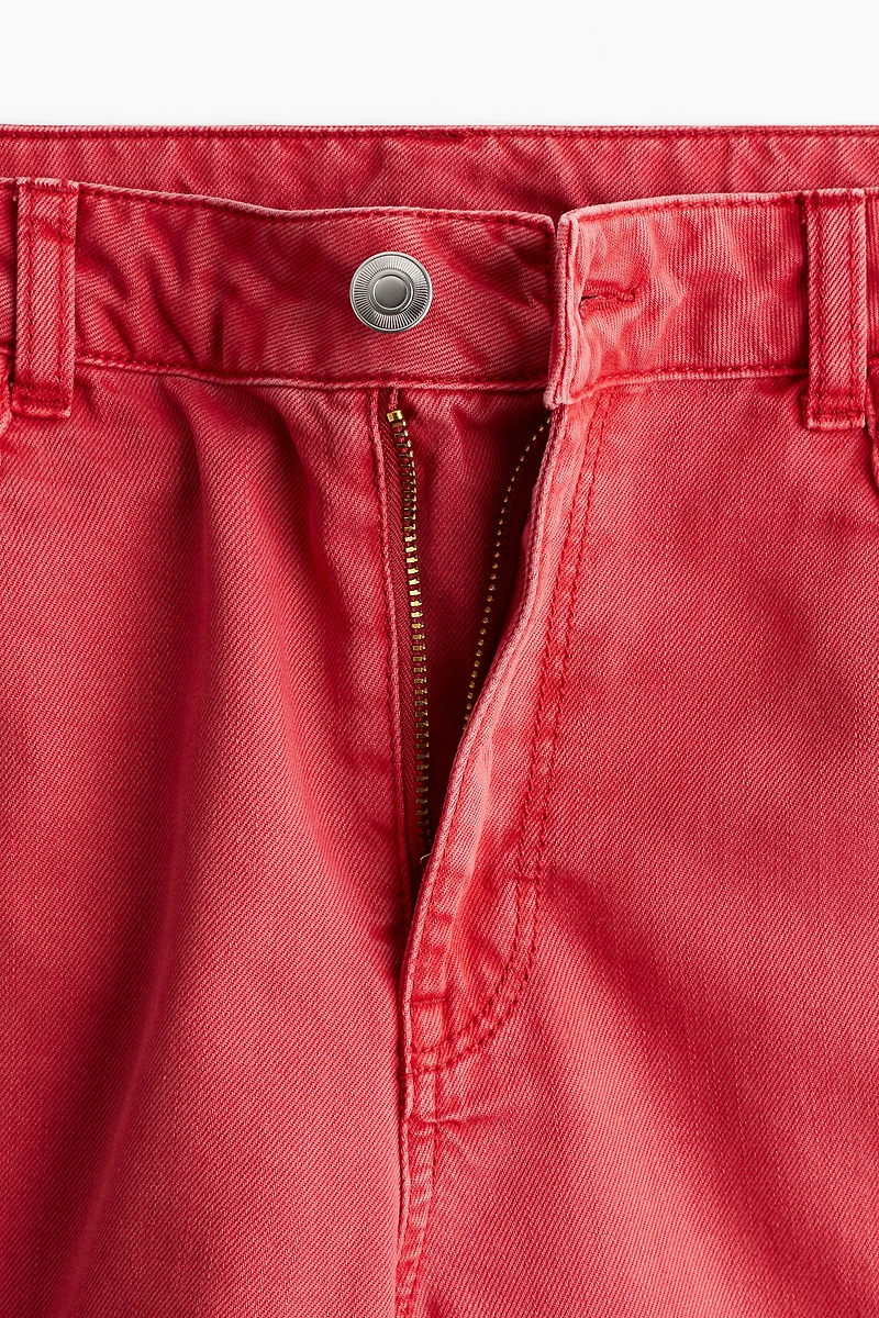 Jean large à taille haute