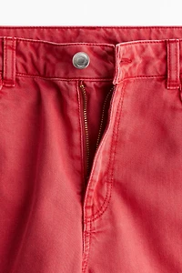 Jean large à taille haute