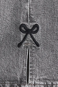 Embroidered-Detail Flared Jeans