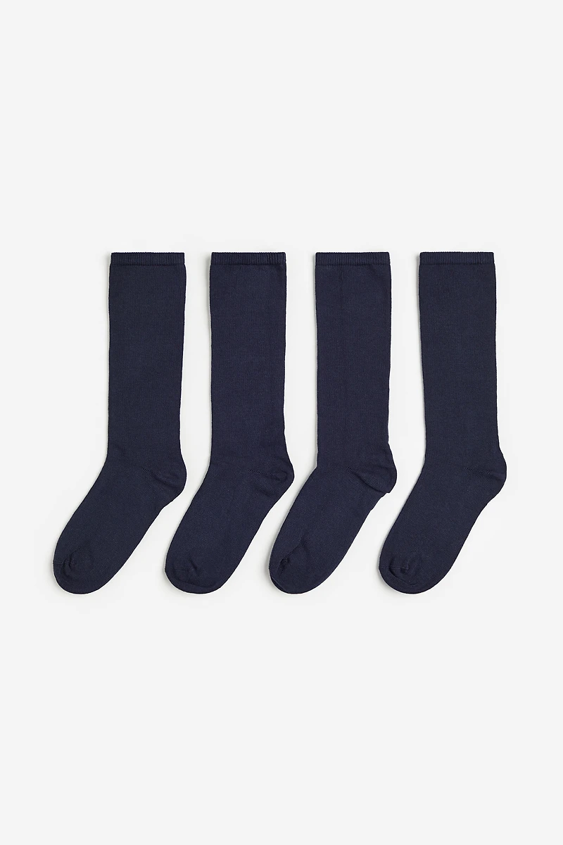 4-Pack Knee Socks
