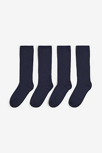4-Pack Knee Socks