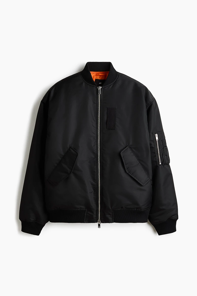 Padded bomber jacket
