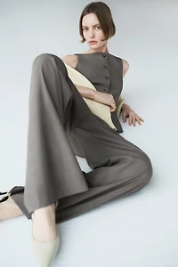 Gilet sans manches ajusté