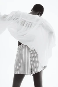 Twill Drawstring Shorts