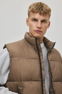 Veste sans manches hydrofuge coupe classique