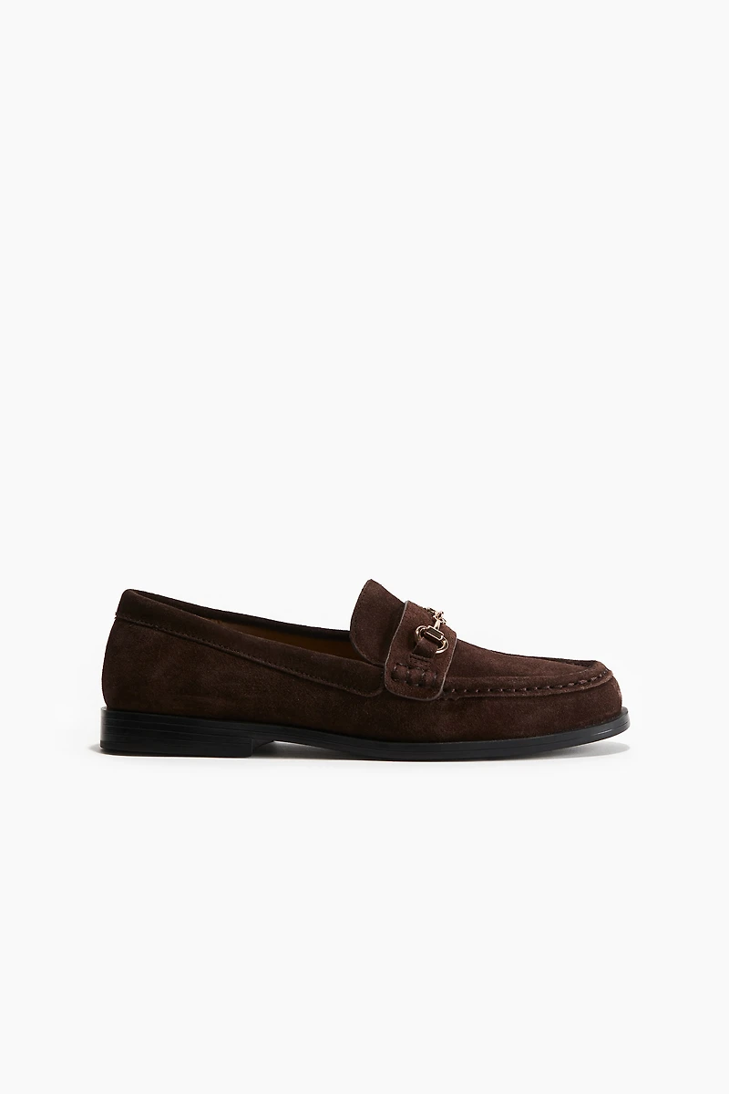 Suede loafers