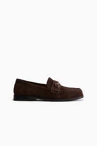 Suede loafers