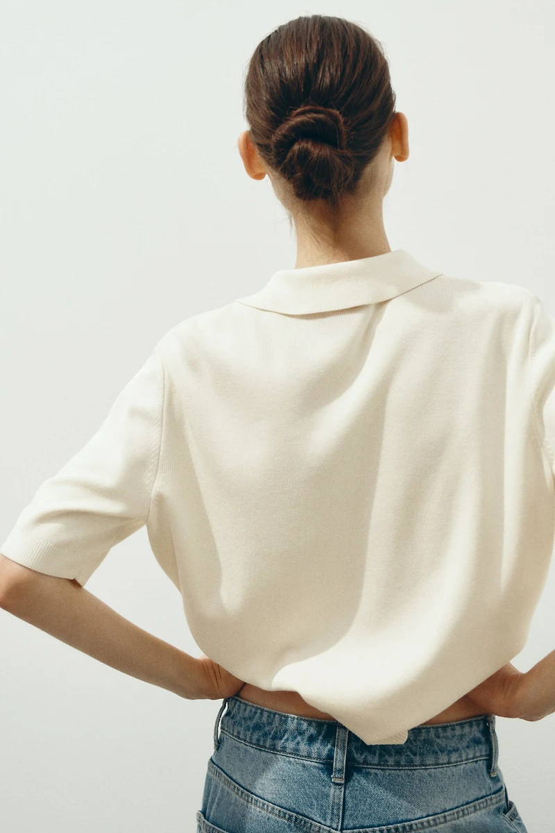 Cardigan with Collar