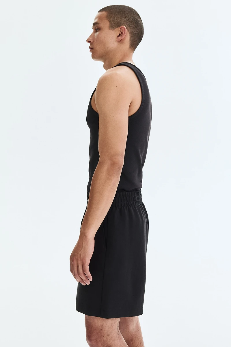 Relaxed-Fit Interlock Shorts