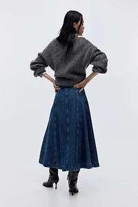 A-Line Denim Skirt
