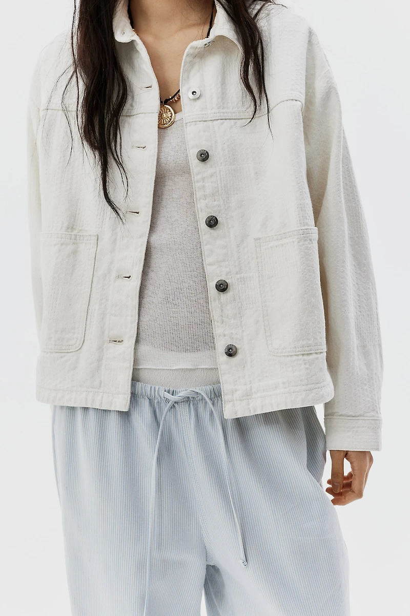 Denim Drawstring Pants