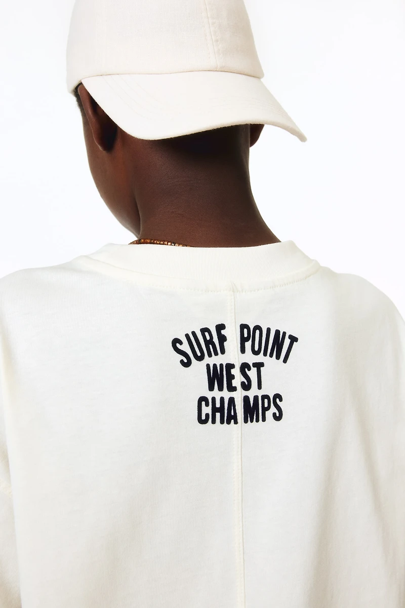 T-Shirt with Printed Motif