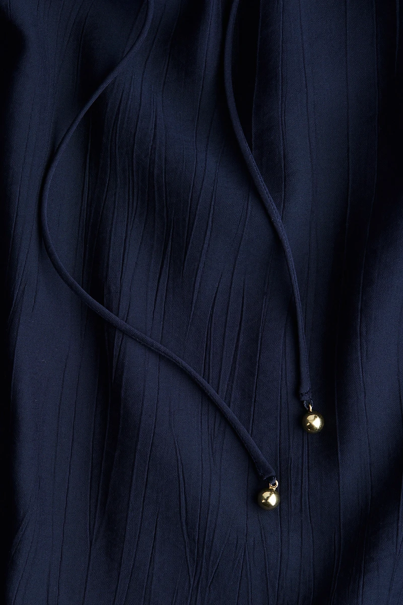 MAMA Drawstring-Detail Dress