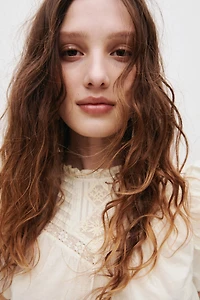 Cotton Top with Pintucks