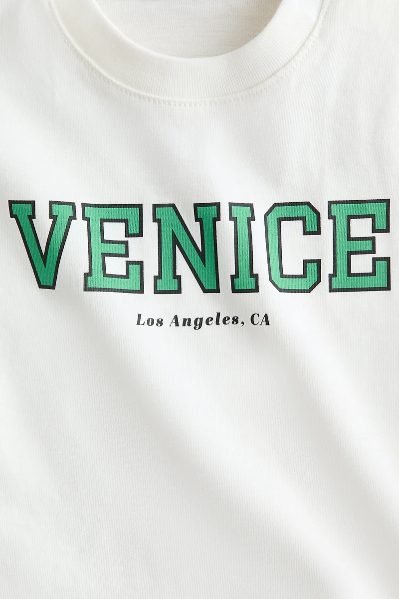 Printed Cotton T-Shirt
