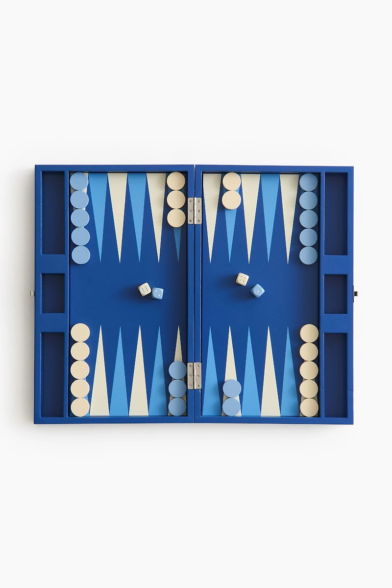 Jeu de backgammon en bois