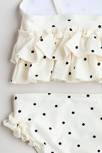 Two-Piece Swimsuit with Flounces