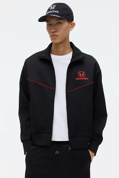 Loose-Fit Scuba Track Jacket