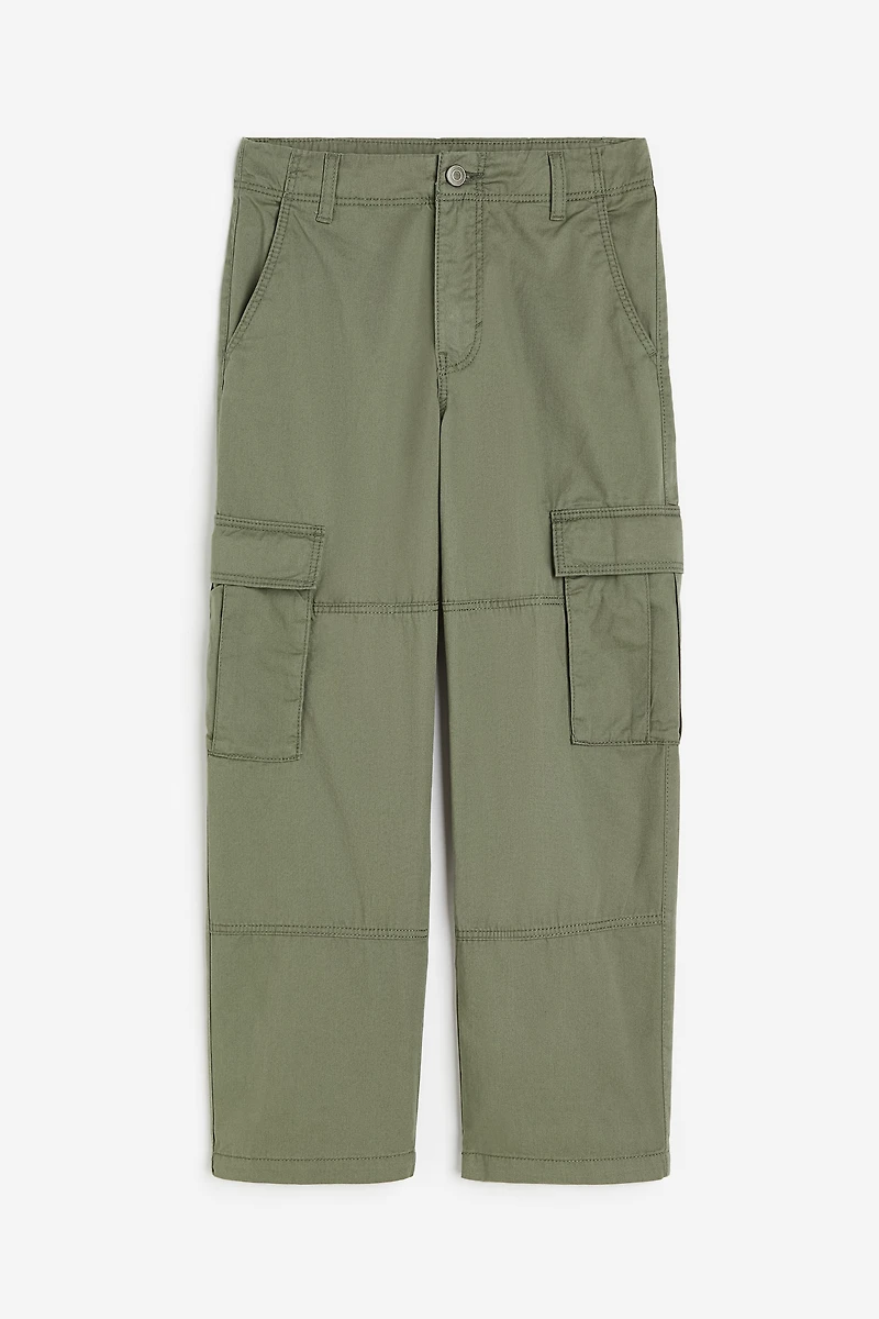Cotton Cargo Pants
