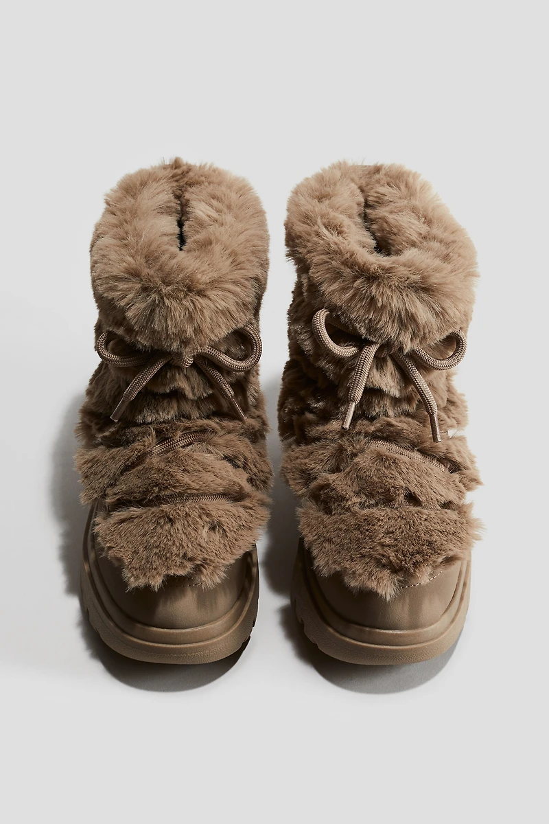 Bottines de neige chaudement doublées