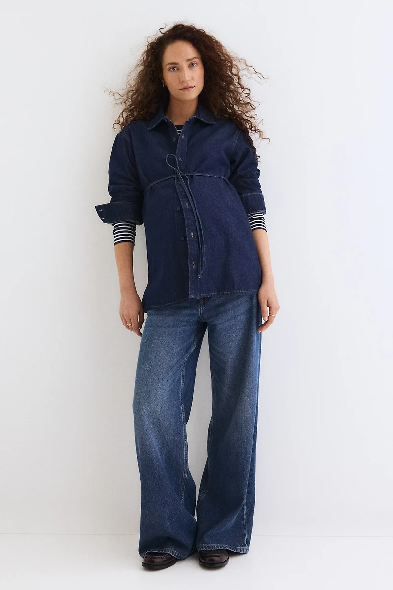 MAMA Chemise Before & After en denim